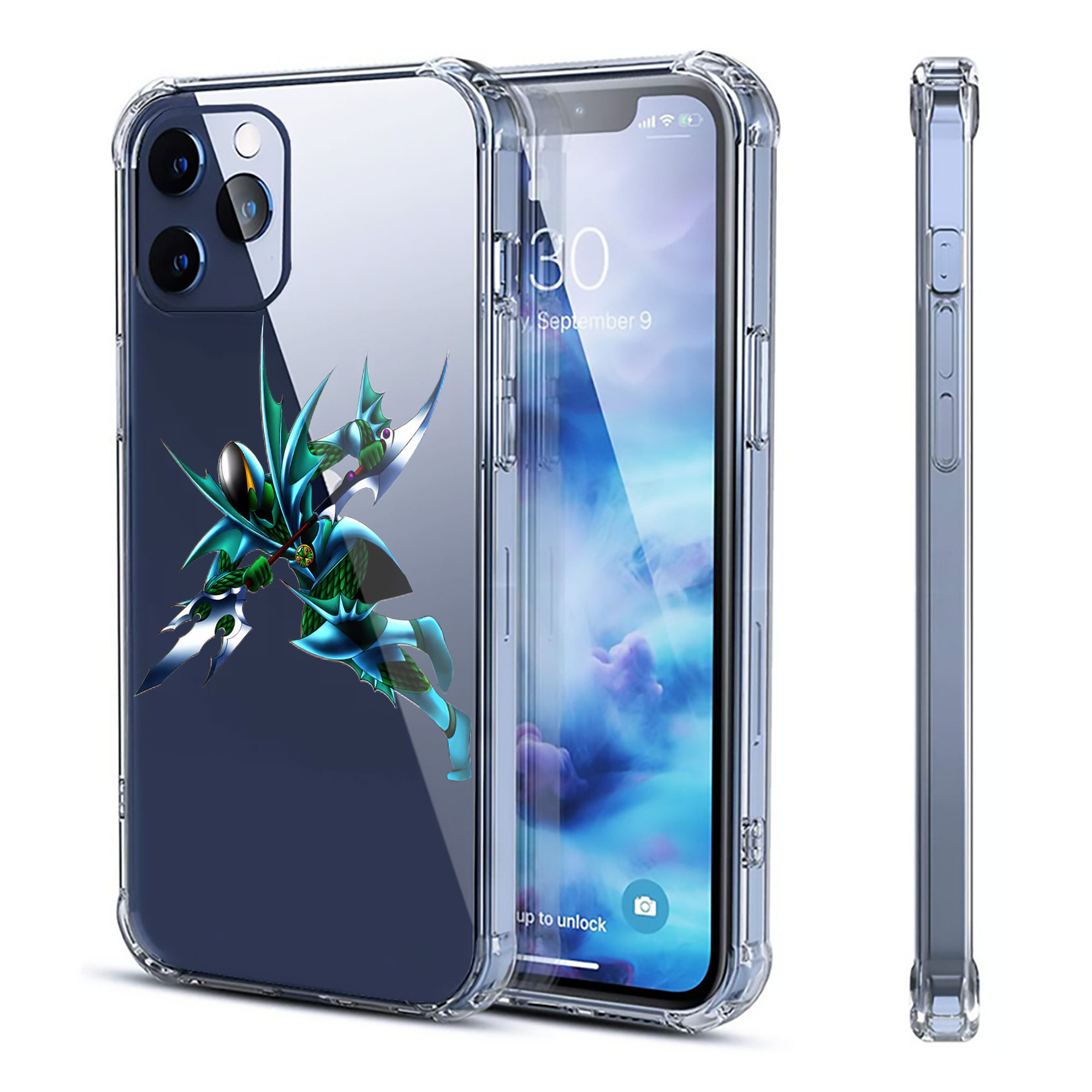 （画像用） 遊☆戯☆王 Yu-Gi-Oh! 【iPhone 12シリーズ対応】透明スマホケース（クリアソフトケース）